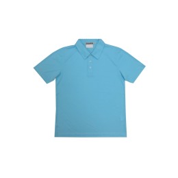 Design blue 3 transparent button polo shirt, customized horn sleeve men's polo shirt top, club/wellness top, Luhuan Haitian Resort Hotel P1591 Design blue 3 transparent button polo shirt, customized horn sleeve men's polo shirt top, club/wellness top, Luhuan Haitian Resort Hotel P1591